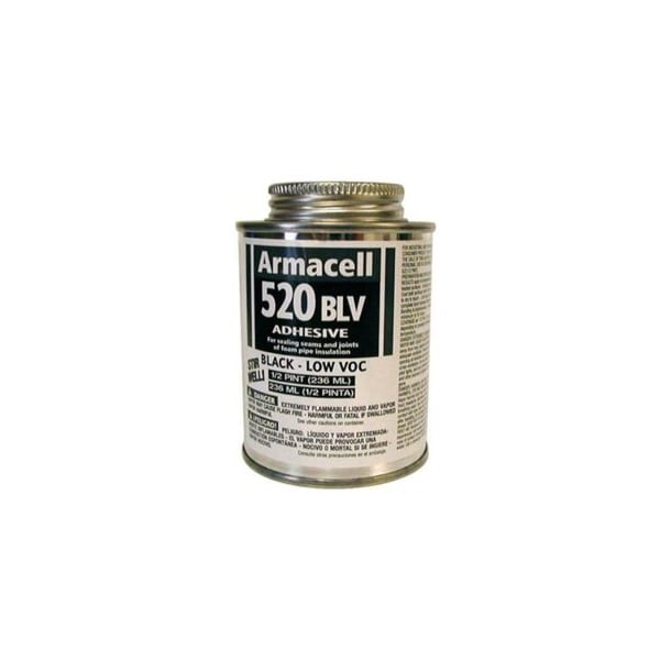 520 Low Voc Black Adhesive 1 Pt Brush-Top No 520Blv Black Low Voc Adhes. 24/Ctn Pk AAD520004B - main